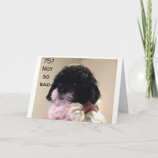 VAMOS CELEBRADO "VOCÊ" PARA VOCÊ É **75** CARTÃO (Frente)