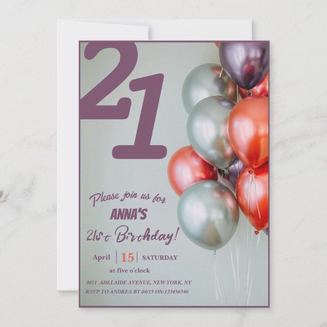 "Vamos celebrar! : Convite de Festa Personalizado" (Frente)