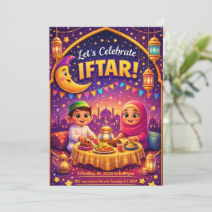 Vamos Celebrar o Iftar! Convite Divertido para o R