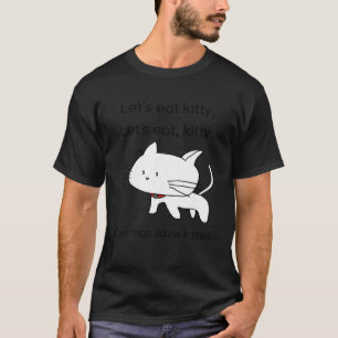 Vamos Comer Gatinho Camisa Gramática Salva Vidas E
