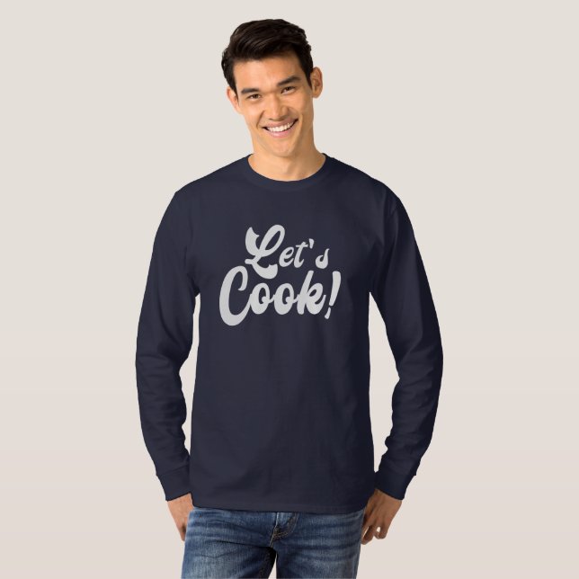 Vamos Cozinhar Camiseta (Frente Completa)