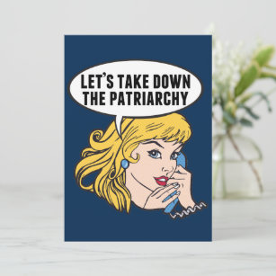 Vamos Derruba O Cartaz Feminista Legal Patriarcado