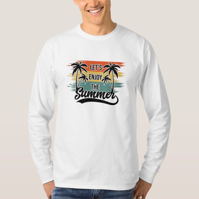 Vamos desfrutar da Camisa T de Víbias Tropicais de (Frente)
