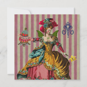 Vamos Eat Cake ~ Convite / RSVP 5.25x5.25