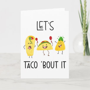 vamos falar sobre isso de taco cartão engraçado pe