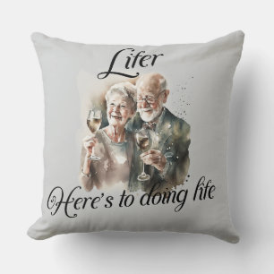 "Vamos Fazer a Vida" Almofada de Decoração