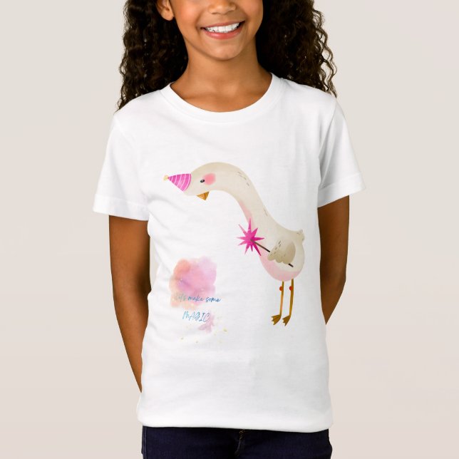 Vamos Fazer Alguma Magia Camiseta de Crianças de P (Frente)