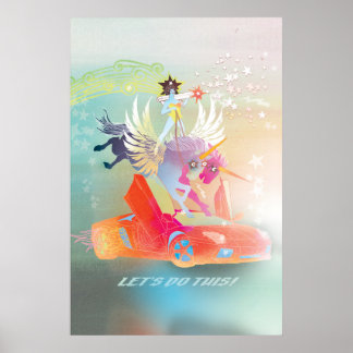 Vamos fazer isto! Impressão de Arte do Poder do Pe