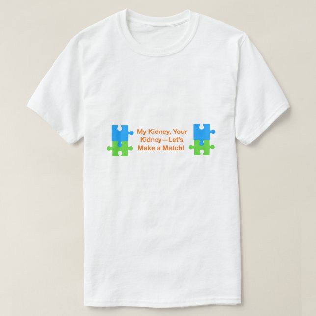 Vamos Fazer uma Camiseta de Correspondência (Frente do Design)
