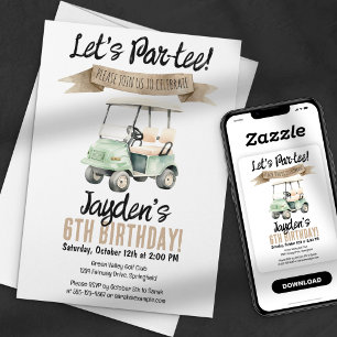 Vamos Fazer uma Festa! Convite de Aniversário de G