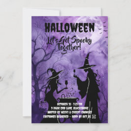 Vamos Ficar Assustadores – Convite de Halloween Ro