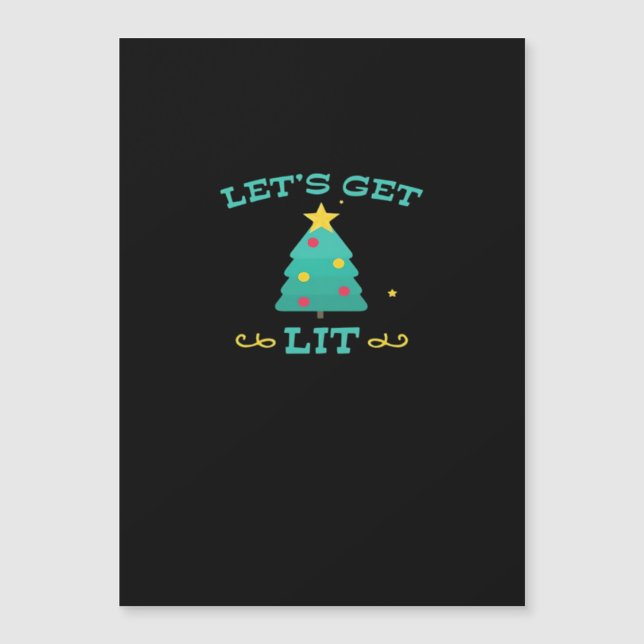 Vamos Ficar Bêbados Árvore de Natal Divertida de B (Frente)