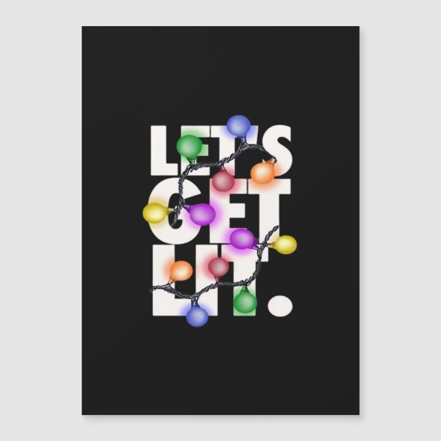 Vamos Ficar Bêbados Roupa de Natal Clássica (Frente)