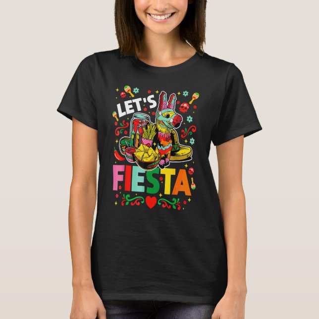 Vamos Fiesta Cinco De Mayo Camisa Mexicana Hombre (Frente)