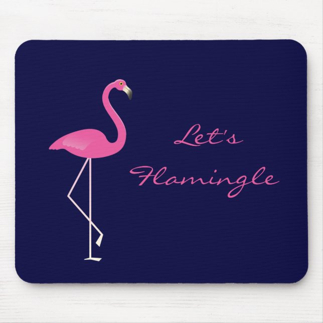 Vamos Flamingle Flamingo Mousepad (Frente)