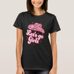Vamos Lá Garotas Camiseta de Cowgirl para Despedid