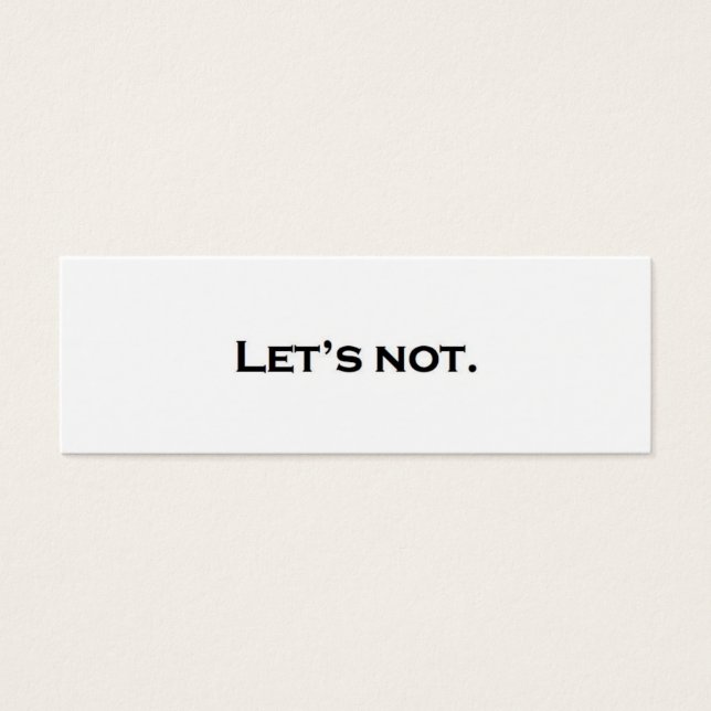 Vamos não. (Frente)