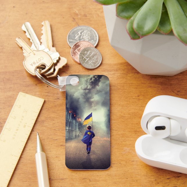 Vamos para ficar livre UKRAINE Chaveiro (Mesa)