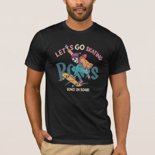 Vamos patinar" design de camiseta único: