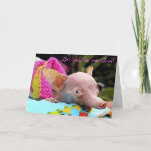 Vamos pintar a cidade Rosie! cartão