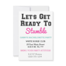 Vamos Prepare-se para atrapalhar convite