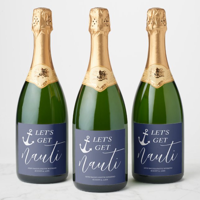 Vamos ter um Wine & Sparkling Wine Label divertido (Garrafas)