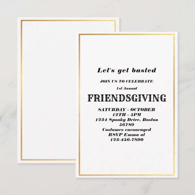 Vamos Torrado | Convite para apresentação de propo (Frente/Verso)