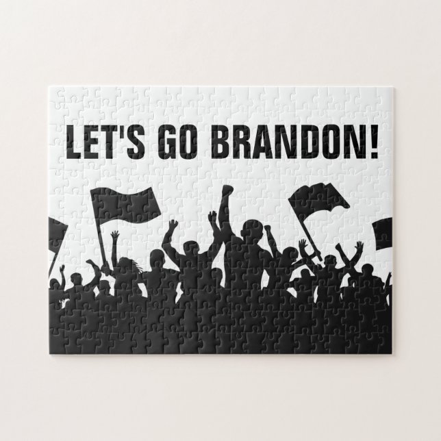 VAMOS VÁ BRANDON! Quebra-cabeça JIGSAW (Horizontal)