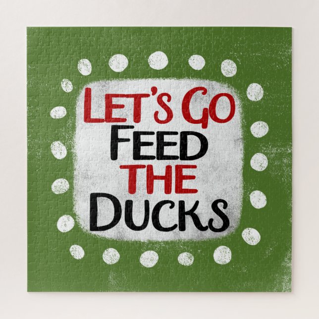 Vamos Vai Alimentar Os Patos Quebra-cabeça (Vertical)