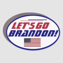 Vamos vai Brandon Car Magnet
