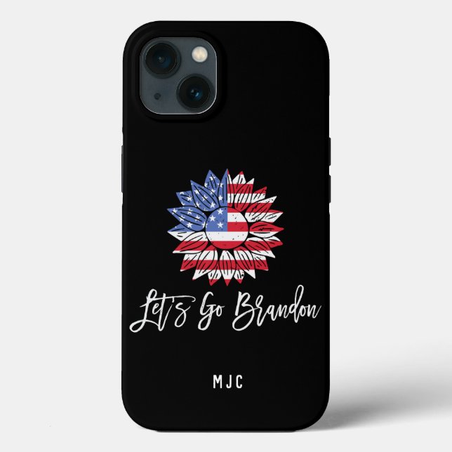 Vamos Vai Brandon Joe Biden Sunflower Para Ela (Verso)