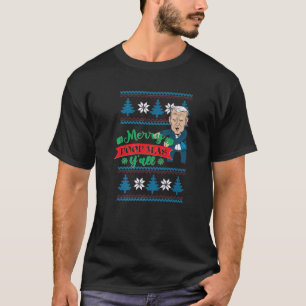 Vamos Vai Feliz Natal Suéter Engraçado Poopy Joe