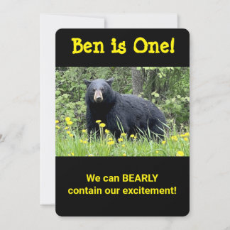 Vamos Vai Zoo Animal Selvagem Primeiro Convite de