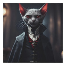 Vampiro Cat gótica wall art