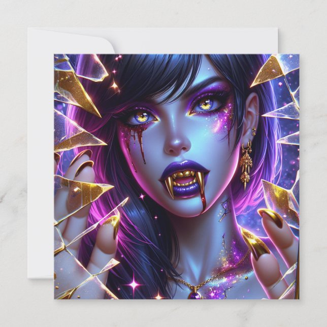 Vampiro com o Partido do Dia das Bruxas da Presas  (Frente)