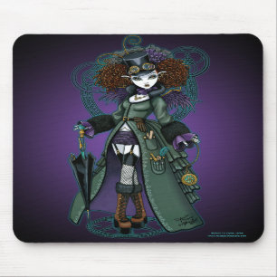 Vampiro Mousepad do viajante do tempo de Steampunk