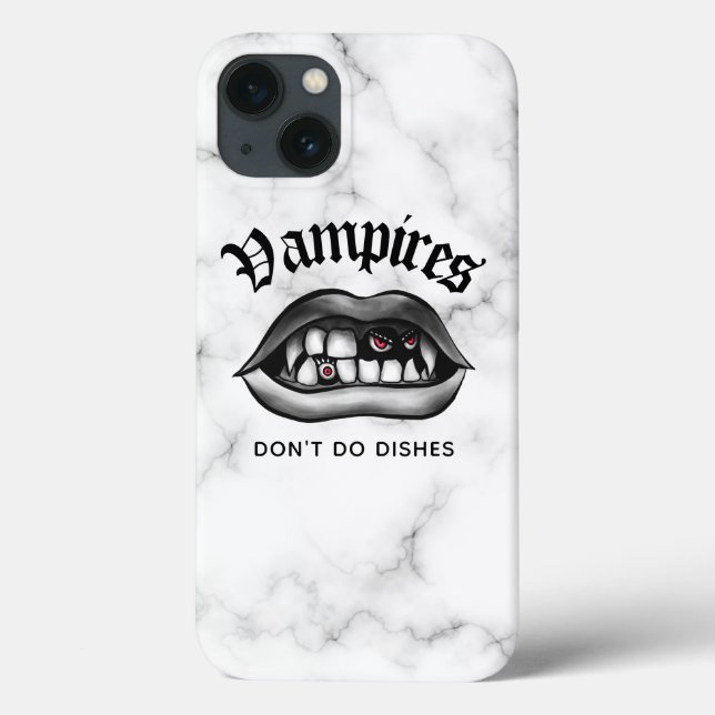 Vampiros não lavam pratos com Gótico engraçado (Verso)