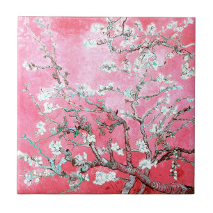 Van Gogh Almond Blossomo Azul Rosa