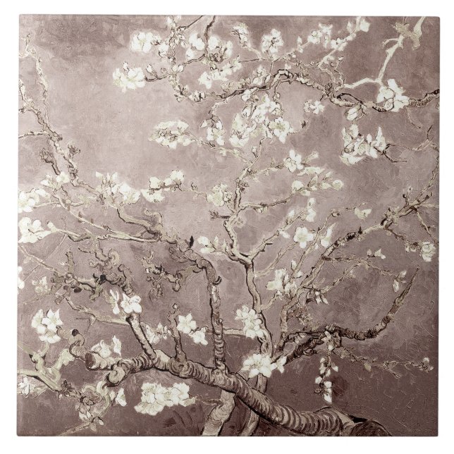 Van Gogh Almond Blossoms Beige (Frente)