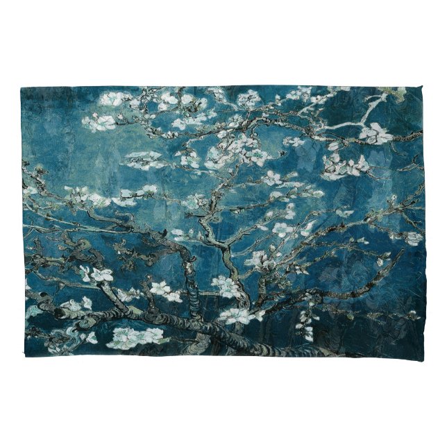 Van Gogh Almond Blossoms Dark Teal (Frente)