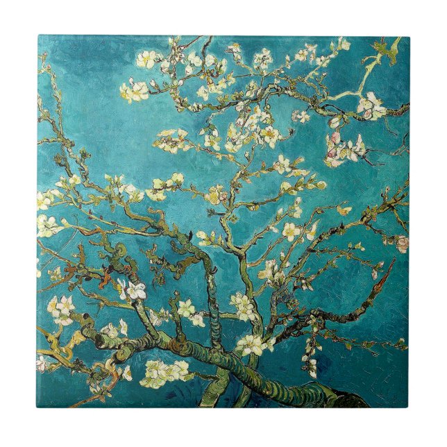 Van Gogh Almond Blossoms Impressionismo Clássico (Frente)