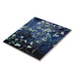 Van Gogh Almond Blossoms Midnight Blue<br><div class="desc">Artista: Vincent Van Gogh Título: Almond Blossoms Alterado color por 2doce4wordsDesigns</div>