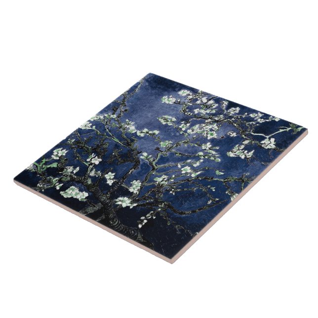Van Gogh Almond Blossoms Midnight Blue (Lateral)