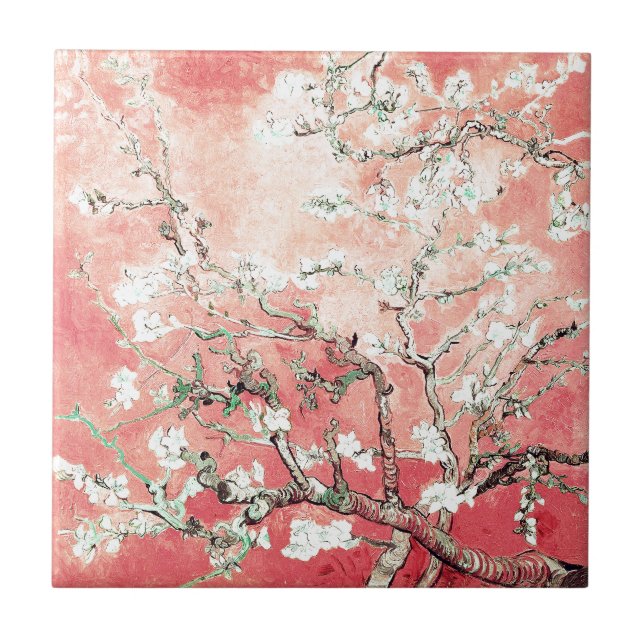 Van Gogh Almond Blossoms Peach (Frente)