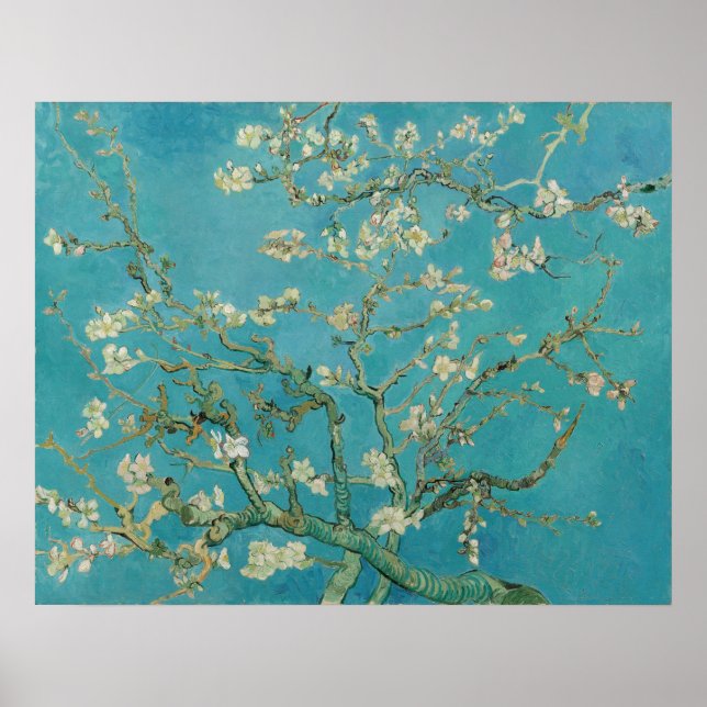Van Gogh Almond Blossoms Poster (Frente)