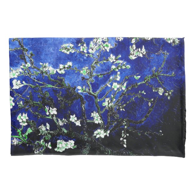 Van Gogh Almond Blossoms Vibrante Azul (Frente)