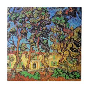 Van Gogh - Árvores no Jardim do Hospital de São Pa