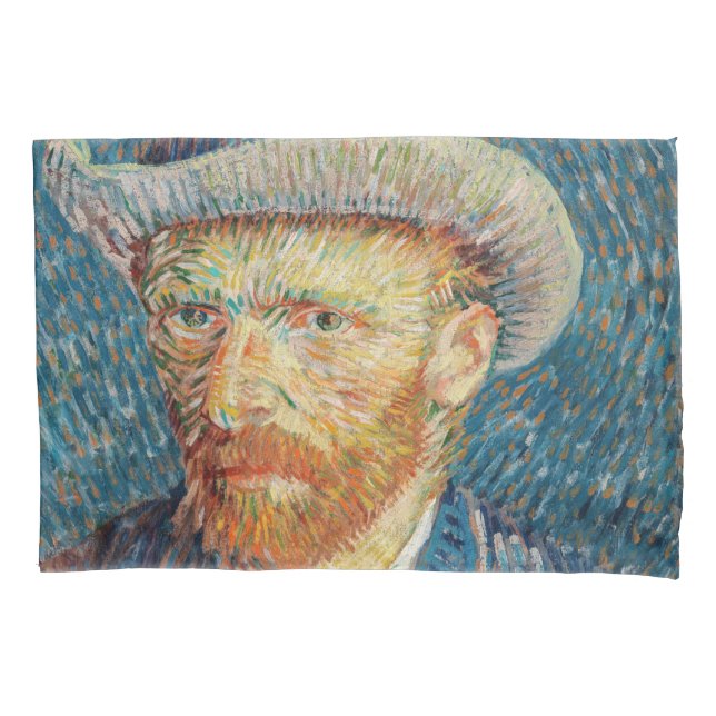 Van Gogh - Autorretrato com um chapéu de feltro de (Frente)