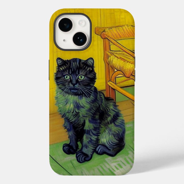 Van Gogh Black Cat (Verso)