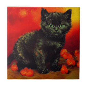 Van Gogh Black Kitten